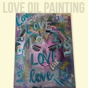 Love oil painting on canvas​​​​​